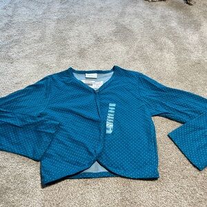 NWT Naartjie Teal Spot Cardigan